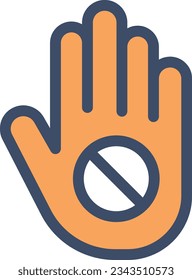 hand Vector illustration on a transparent background.Premium quality symmbols.Stroke vector icon for concept and graphic design. 
