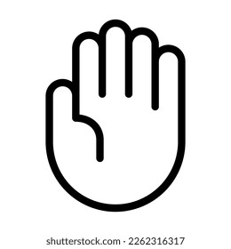 Diseño de iconos de la línea del vector de mano