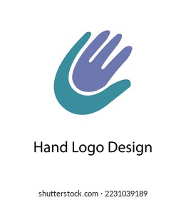 Hand Vector Logo Graphic Design