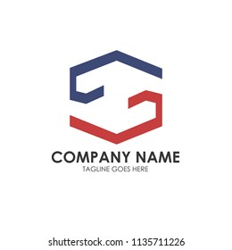 Hand to hand vector logo on abstract background