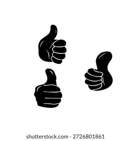Hand vector silhouette, detailed hand gestures, positions, signs. Ideal arm, hands for illustrations, logos, icons. High quality graphics showcasing human interaction, expression