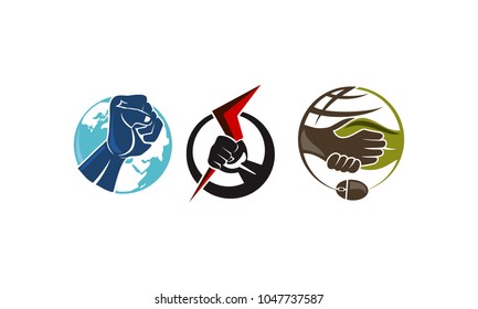 Hand Vector Template Set