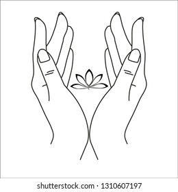hand vector thank you