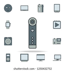 hand video camera icon. Devices icons universal set for web and mobile