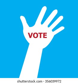 Hand up and vote word-vector