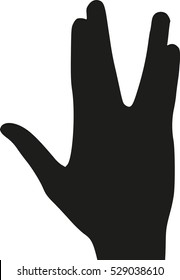 Hand With Vulcan Greet