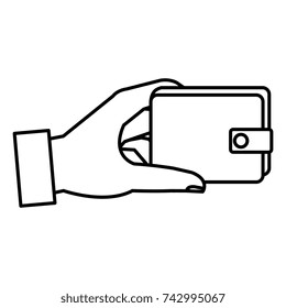hand with wallet money