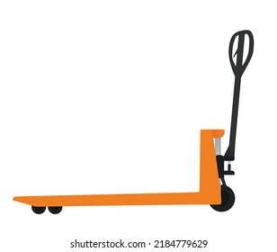 Hand warehouse jack. vector illustration