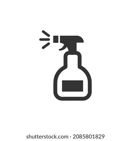 Hand wash gel icon on white background.