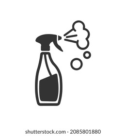 Hand wash gel icon on white background.