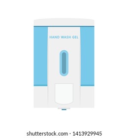 Hand wash gel vector. wallpaper. white background. free space for text.