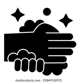 Hand wash icon, disinfection, Lifestyle