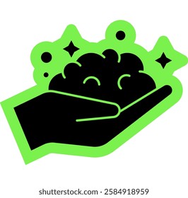Hand wash icon, disinfection, Lifestyle