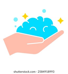 Hand wash icon, disinfection, Lifestyle