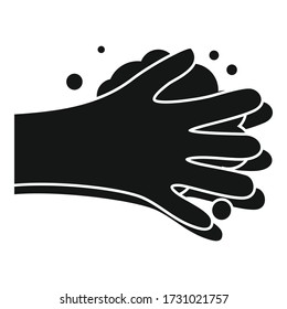 Hand wash icon. Simple illustration of hand wash vector icon for web design isolated on white background