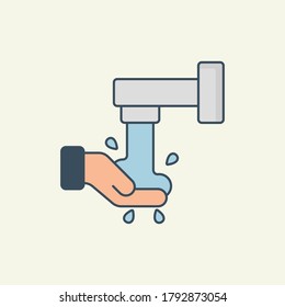 Hand Wash icon vector illustration