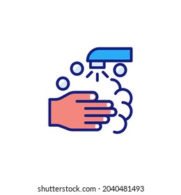 Hand Wash icon in vector. Logotype