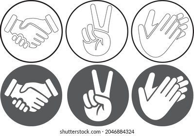 Hand wash icon.Wash and washing hands to keep clean flat vector icon