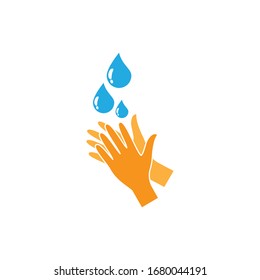 Diseño de icono vectorial de la plantilla de logotipo de lavado manual