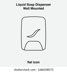 Hand wash. Hand sanitizer. Alcohol-based hand rub. Rubbing alcohol. Wall mounted soap dispenser. Wall hanging hand wash container. Protection from germs such as coronavirus (Covid-19) icon design	 
