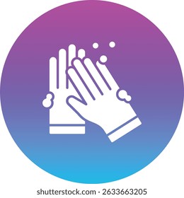 Ícone de vetor Lavar as Mãos. Pode ser usado para impressão, aplicativos móveis e da Web.