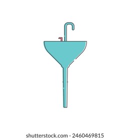 Instalaciones de lavado de manos icono diseño plano