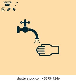 Hand washing icon