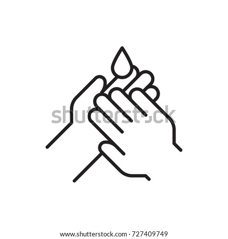 hand washing icon