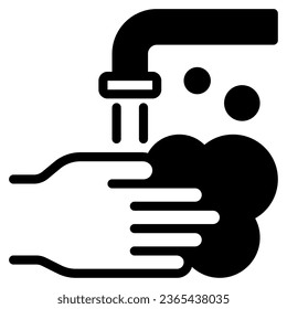 Hand Washing icon Illustration, for uiux, infographic, etc