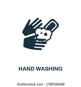 Hand Washing icon. Simple element from personal hygiene collection. Creative Hand Washing icon for web design, templates, infographics and more