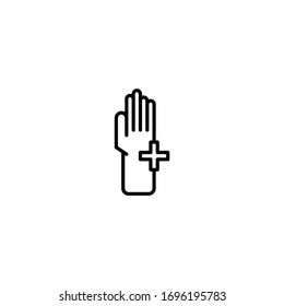 hand washing icon vector illustration 