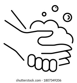 hand washing icon vector illustration