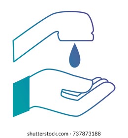 hand washing isolated icon