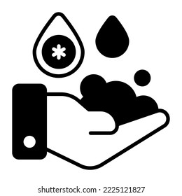hand washing Modern concepts design, Premium quality vector illustration concept. Vector symbol.