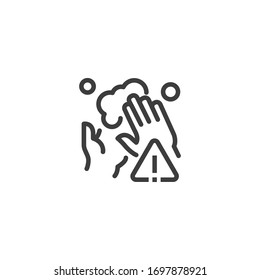 Hand Washing Related Vector Line Icons.