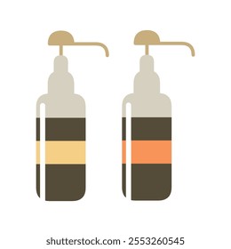 hand washing soap bottle illustration, hand washing soap icon vector image