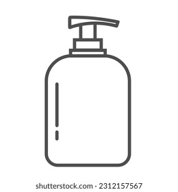 Hand washing soap icon vector