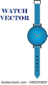 Hand watch design vector template 