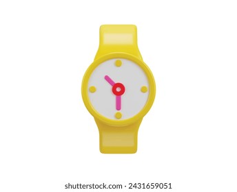 Handuhr-Symbol 3D-Rendering-Vektor-Illustration