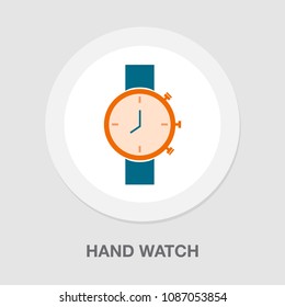 Hand Watch Icon, Clock Icon - Clock Symbol, Vector Clock Isolated