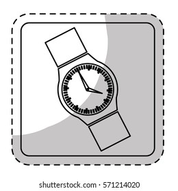 hand watch icon image design, vector illustration