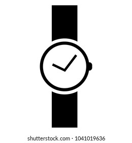 hand watch icon outline vector