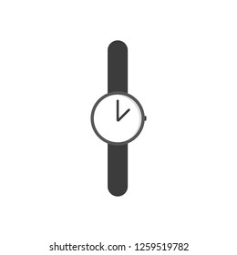 Hand watch icon. Vector illustration flat design