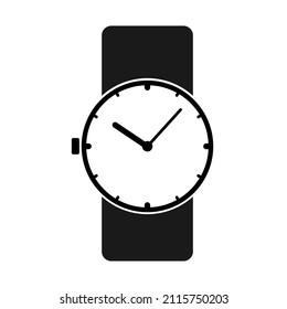 Hand watch icon vector pictogram isolated on a white background.