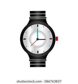 hand watch isolated icon