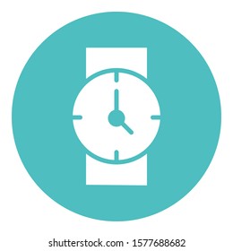 
Hand watch  Isolated Vector Icon fully editable
