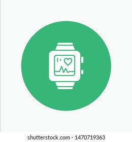 Hand watch, Watch, Love, Heart. Vector Icon Template background