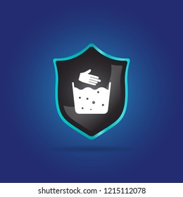 hand and water icon