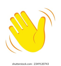 Hand wave vector, eps 10