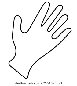 Hand wave waving hi or hello gesture icon. Palm hand icon. Hand gesture sign. Hands icon symbol of greeting, goodbye, hello. Wave hand icon.